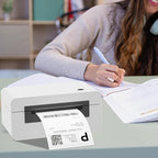 2 Stack Fanfold Direct Thermal Labels 4 x 6 Inches, Shipping Address Label with Perforations for Thermal Printer, Strong Adhesive & Smoothly Printing (2000 Sheets)