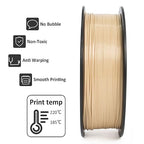 Geeetech PLA Filament 1.75mm Bone White 3D Printer Filament 1kg(2.2lbs), Neatly Wound Bone PLA Filament, Dimensional Accuracy +/- 0.02 mm, Fit Most FDM 3D Printers