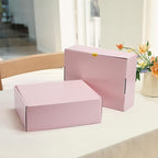 HORLIMER 12x9x4 inches Shipping Boxes Set of 20, Pink Corrugated Cardboard Gift Box for Packing, Mailing, Small Business