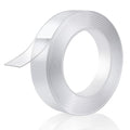 Double Sided Tape Heavy Duty 1.2in×20ft, Nano Tape Double Sided, Removable Traceless Two Sided Adhesive Tape, Clear Mounting Tape Double Sided Tape for Walls, Hanging Picture,Poster,Carpet