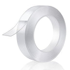 Double Sided Tape Heavy Duty 1.2in×20ft, Nano Tape Double Sided, Removable Traceless Two Sided Adhesive Tape, Clear Mounting Tape Double Sided Tape for Walls, Hanging Picture,Poster,Carpet