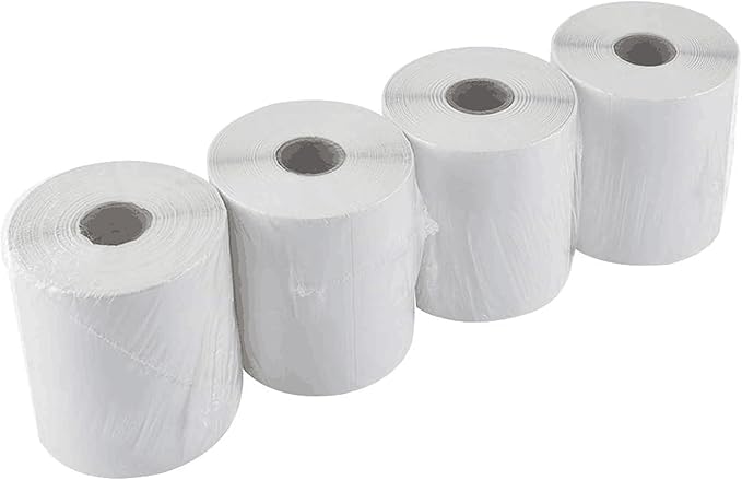 L Liked 1000 PCS 4"x 6" Direct Thermal Labels Strong Adhesive White Perforated Shipping Label, Compatible with Zebra, Rollo, Jadens, Nelko, 250 Labels per Roll, 4 Rolls