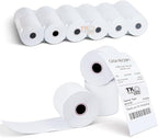 (12 Rolls) 2 1/4" x 150' Thermal Paper, Adding Machine/Calculator POS Receipt paper for Cash Registers