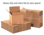 TAPE LOGIC 24x20x8 Flat Corrugated Boxes, Flat, 24L x 20W x 8H, Pack of 20 | Shipping, Packaging, Moving, Storage Box for Home or Business, Strong Wholesale Bulk Boxes