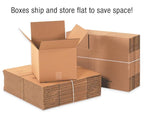 BOX USA Shipping Boxes 24"L x 10"W x 8"H 25-Pack Long Corrugated Boxes for Moving, Shipping, Mailing, Packing, Packaging and Storage