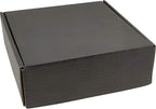 Small Black Shipping Boxes for Small Business Pack of 25-6x6x2 inches Cardboard Corrugated Mailer Boxes for Shipping Packaging Craft Gifts Giving Products