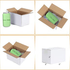 Calenzana 6x4x4 Shipping Boxes Set of 40, Small Corrugated Cardboard Box for Mailing Packing Gifts, White