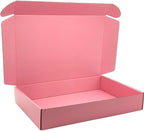 Pink Shipping Boxes for Small Business Pack of 25-11x8x2 inches Cardboard Corrugated Mailer Boxes for Shipping Packaging Craft Gifts Giving Products