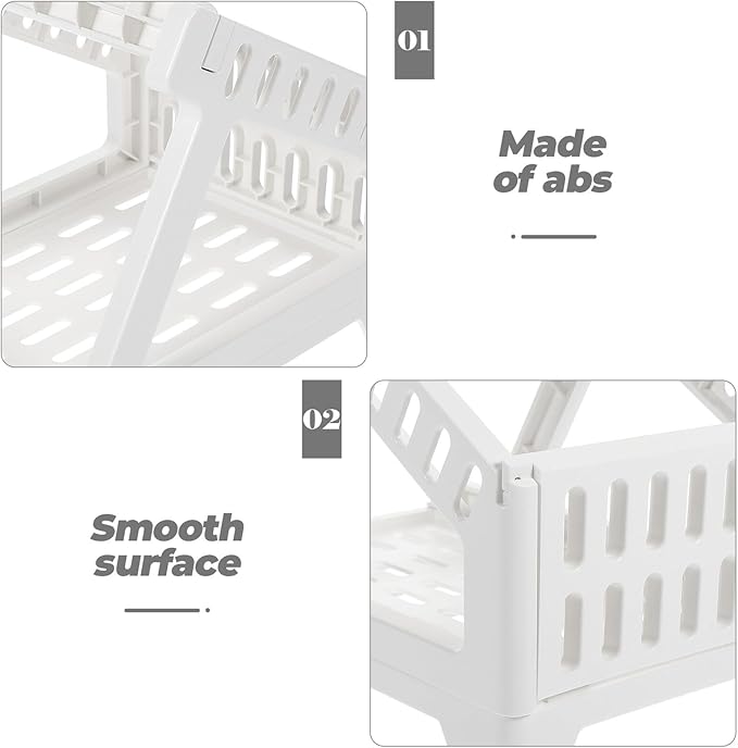 Convenient Plastic Shipping Label Rack for Desktop Thermal Printers Abs Sticker Holder Organizer Space-Saving Roll Stand Compatible with Label Machines for Office and Shipping Use
