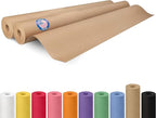 Brown Paper Roll 36" x 1800" (150 feet), Pack of 2 - USA-Made Brown Packing Paper 50lb Thickness for Moving, Shipping, Crafts/Arts - 100% Recycled Natural Wrapping Material by IDL Packaging