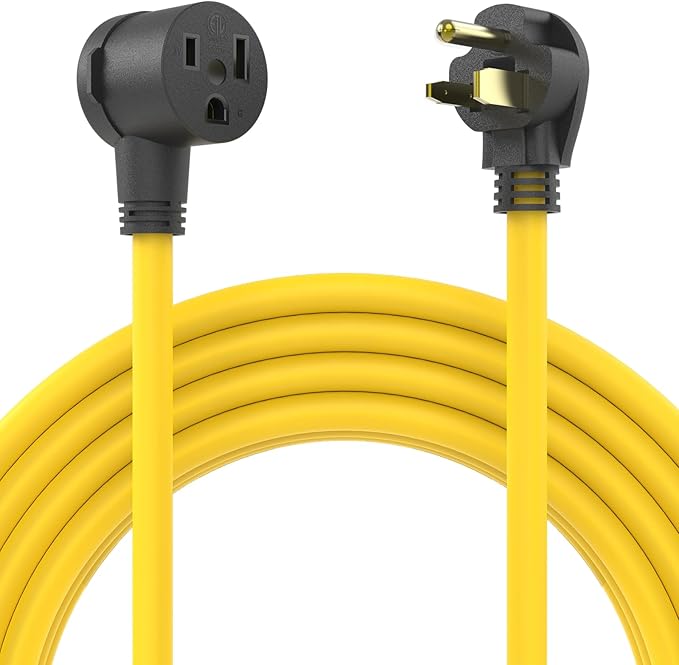 TOOLIOM 50FT Welder Extension Cord 10AWG 6-50P to 6-50R Power Extension Cord for Welding Machines with ETL Approved