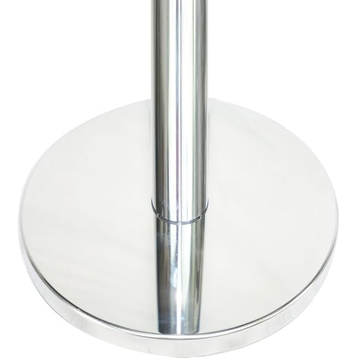 VIP Crowd Control Retractable Belt Stanchion Queue Safety Barrier Set, 36" Ht, 78" Belt + Wall Bracket (6 Mirror Posts Red Belt + SFrame + WBracket)