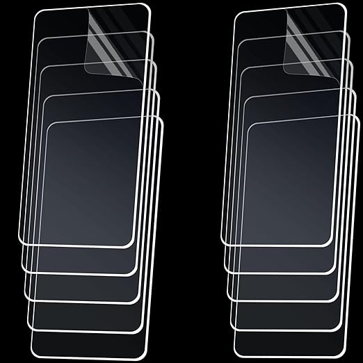 10PCS Double Sided Adhesive Pads for Mounting, Two Sided Pre-Cut Rectangle Tape, Double Sided Tape for Walls Hanging, 2 Sided Nano Wall Mount Heavy Duty Removable Clear, 3.62inch x 1.38inch