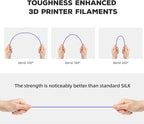 FLASHFORGE PLA Filament 1.75mm, 3D Printer Filament 1kg (2.2lbs) Spool, Dimensional Accuracy +/- 0.02mm, 3D Printing Filament Easy to Use and Fits for Most FDM 3D Printers (Blue)