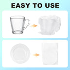 50Pack Foam Pouches,12" X 12" Dish Packing Foam Cushion Foam for Packing Dishes and glasses Moving Foam Wrap Pouches Packing Supplies for Moving