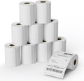 4"x6" (10 Rolls) BESTIKER Direct Thermal Shipping Labels Compatible with 4XL Label Writer 1744907, 1755120, Perforated Postage Label Paper for Thermal Printer, 220 Labels/Roll