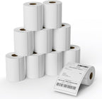 4"x6" (10 Rolls) BESTIKER Direct Thermal Shipping Labels Compatible with 4XL Label Writer 1744907, 1755120, Perforated Postage Label Paper for Thermal Printer, 220 Labels/Roll