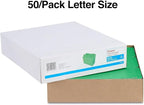 Staples Colored Reinforced Tab Fastener Folders Letter Size Green 50/Box