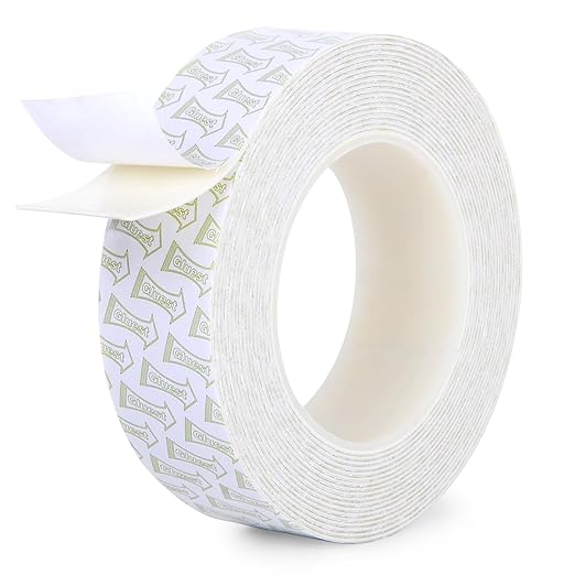 Damage Free Double Sided Tape 20ft, Removable Picture Hanging Strips Residue Free, Heavy Duty Mounting Tape, No Damage Wall Tape,Wall Adhesive Strips Foam Tape Wide Roller