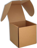 6x6x6 inches Small Shipping Boxes Set of 20 - Brown Mailer Corrugated Cardboard Boxes for Shipping Packaging Mailing Products