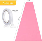 Preboun 3.9 x 60 ft Carpet Runner for Party Felt Runway Rug Runner Rug with Carpet Tape for Halloween Wedding Christmas Xmas Thanksgiving Outdoor Accessories Wedding Party Hallway(Pink)