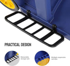 TUFFIOM Multifunctional Janitorial Cart with Key-Locking Cabinet,Cleaning Carts on Wheels,with 15 Gallon Collection Bag,500 lbs Capacity, Yellow&Blue