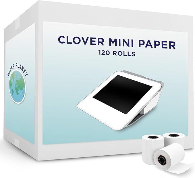 Thermal Paper for Clover Mini Thermal Printer by Paper Planet | C200 C300 C301 C302 C305 | 120 Rolls