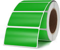 Green Color Coding Labels 1 × 2 Inches Self-Adhesive Vinyl Rectangle Stickers Waterproof Name Tags Removable Roll for Office School Home 500 PCS