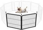 FXW Rollick Unleashed Dog Playpen for Indoor, Yard, RV Camping, 24 inch 2 Panels for Small and Puppy Dogs, Black│Patented
