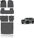 KELCSEECS® Floor Mats & Cargo Liner with Seatback Mats for 2026 Honda Passport,All Weather Protection TPE Floor Liners Full Set Passport Accessories Black
