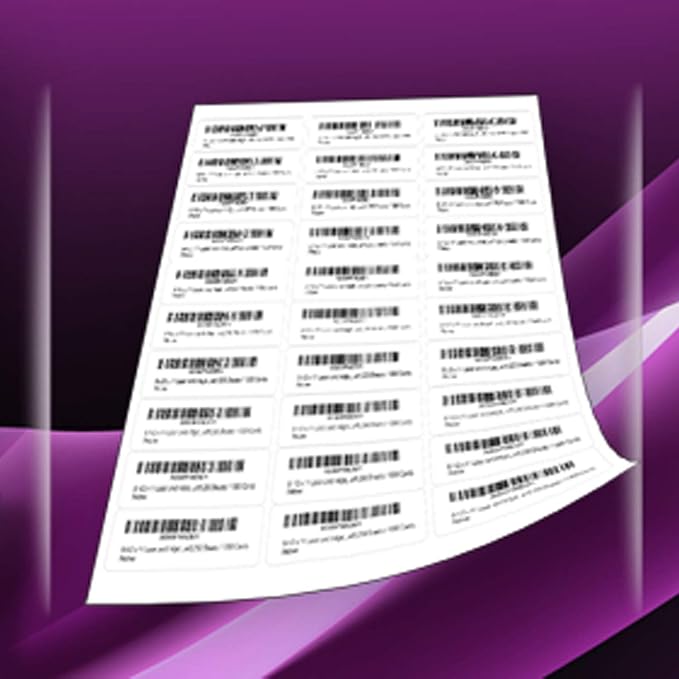 NextDayLabels - 2.5/8" x 1" Rectangular Sticker Labels for Printer - White Laser/Inkjet Printer Labels Return Address Labels Shipping Label Stickers (50 Sheets, 30 Per Sheet, 1500 Labels)