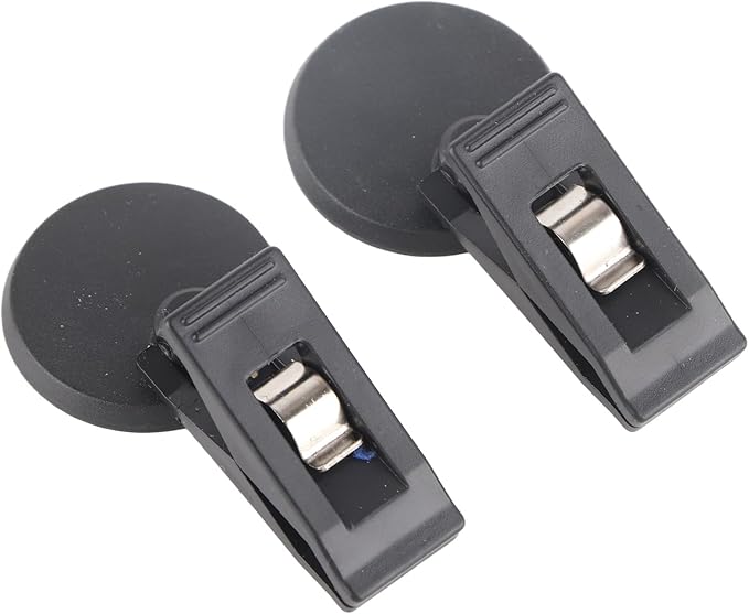 KENANLAN 2Pcs Car Note Pad Holder, Car Notepad Clip, Car Ticket Holder Sucker Clamp Parking Ticket Holder with Suction Cup