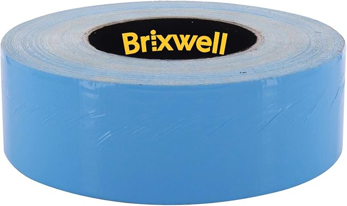 Brixwell 12 Rolls - Blue Double Coated Carpet Tape 2 Inch x 36 Yard Made in the USA