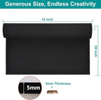 EVA Foam Roll - EVA Foam Sheets for Crafts,Cosplay Costume,DIY Projects - High Density Foam - 5mm Thick,39"x14"