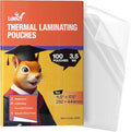 Uinkit 3.5Mil 100Pack Clear Laminating Sheets, Menu Size, 11.5 x 17.5-Inch Laminate Pouches, Protector for Photo Papers, Use in Office School Supplies, Rounded Corner
