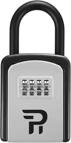 RUDY RUN Key Lock Box for Outside - Realtor Lockbox for House Keys Outdoor - Combination Key Hiders to Hide a Key Safe Storage