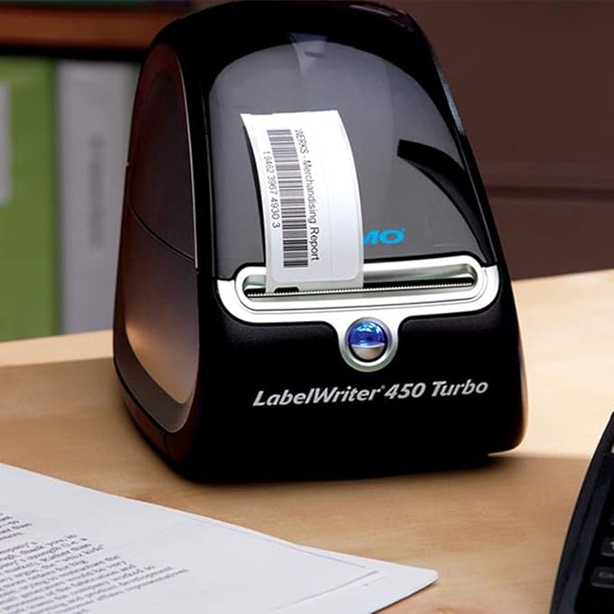 Compatible Direct Thermal Labels Replacement for Dymo 30336 (1" x 2-1/8") 12 Rolls Return Address & Barcode Labels - Use with Labelwriter 450, 450 Turbo, 4XL Printers - 500 Labels/Roll