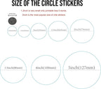 Custom Stickers for Business Logo Personalized Label Stickers Customized 100,200pcs, 1",1.5",2", 3", 4"