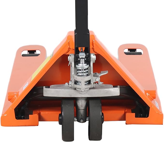 Tory Carrier Hand Pallet Jack 6600 lbs Capacity,Pallet Truck 48" Length x 27" Width Fork, Orange