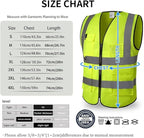 High Reflective Safety Vest for Men Women Breathable With Pocket Zipper for Build Oudoor Work Meet ANSI/ISEA Standard