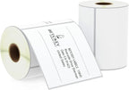 BETCKEY - 4" x 4" (102 mm x 102 mm) Shipping & Large Square Labels Compatible with Zebra & Rollo Label Printer,Premium Adhesive & Perforated [2 Rolls, 700 Labels]