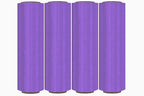 APQ 4 Rolls of Blown Hand Stretch Film 18" x 1500'. Purple Hand Stretch Wrap, 80 Gauge. Tear Resistant Residue Free Film for Moving, Shipping, Wrapping. Industrial Grade Pallet Shrink Wrap Film.