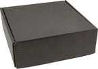 Small Black Shipping Boxes for Small Business Pack of 25-8x8x4 inches Cardboard Corrugated Mailer Boxes for Shipping Packaging Craft Gifts Giving Products
