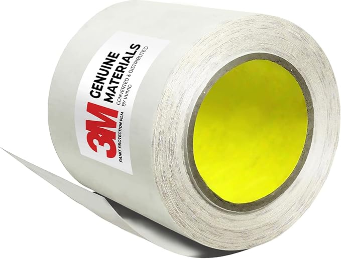 3M Clear Paint Protection Vinyl Film 6 Inch Wide Choose Your Size (6 Inch x 300 Inch Bulk Roll)