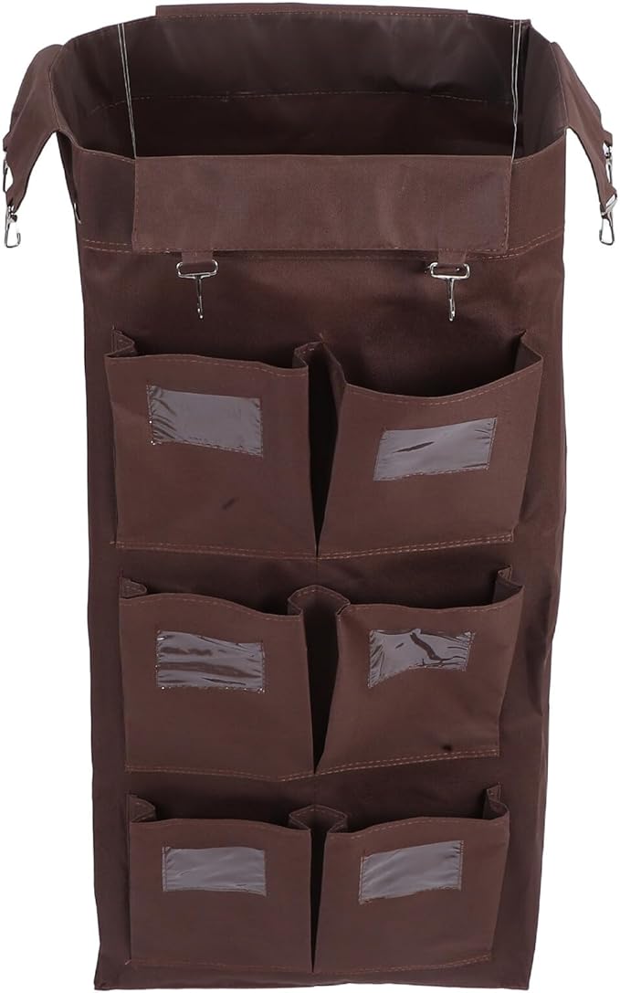 Generic High Capacity Janitorial Cart Bag with Rectangular Cleaning Cart Replacement Organizer for Hotel Housekeeping Hanging Garbage Bag