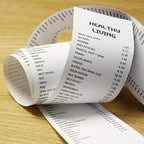 RyhamPaper 100 Rolls Thermal Receipt Paper, Thermal Paper 2 1/4" x 50' Pos Receipt Paper, Cash Register Rolls