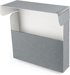 Lineco Archival Document Storage Box with Metal Edge, Acid-Free Gray Boxboard, Organize and Store Files, Prints, Photos, Legal-Sized Case 15.5" x 10.5" x 2.5" Wide, Pack of 2