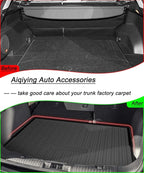 Escape Cargo Liners - Compatible with 2020-2025 2026 Ford Escape（Not for Hybrid）, All Weather Rear Trunk Tray Cargo Mats Protector 3D Waterproof Durable Odorless Anti-Slip Accessories