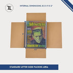 Gemini Magazine and Comic Book Mailers for Shipping (8.5x11x2’’ – 50 Mailers + 50 Fillers) | Protective Fillers for Extra Support | US-Made, Expandable, Great for Shipping Documents, Photos & More.