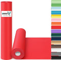 Vanhench 17.5"×963" Red Wrapping Paper Roll for Women Christmas, Solid Color Art Kraft Craft Paper for Wedding, Birthday, Mothers Day Gifts, Bouquet Flower Poster Bulletin Board